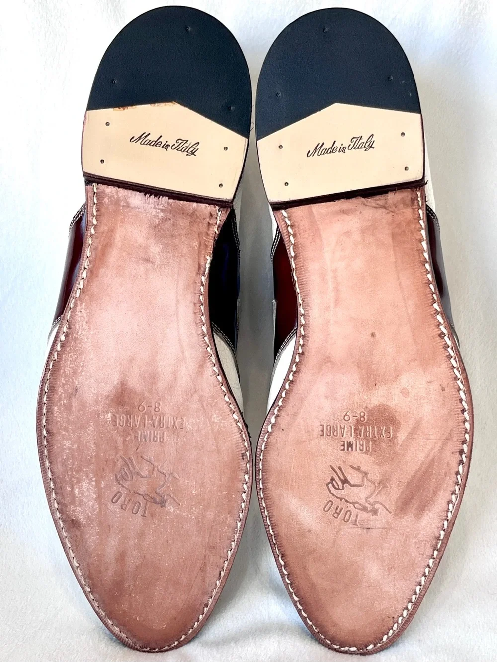 Vintage El Toro / Footjoy Handmade Leather Saddle Charro Dress Shoes Men's 9.5M